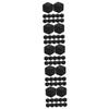 BESPORTBLE 5sets 30pcs Black Frosted Acrylic Dices for Board Games Portable Dice for Home Pub and Entertainment Lightweight and Game Accessories 30pcs*5 view 1