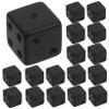 BESPORTBLE 5sets 30pcs Black Frosted Acrylic Dices for Board Games Portable Dice for Home Pub and Entertainment Lightweight and Game Accessories 30pcs*5 view 3