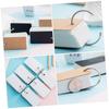 Artibetter 8Pcs Blank Flashcards Binder Rings Simple Style Memo Cards for Students Portable Note Cards for English Vocabulary Learning view 3