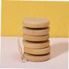 Yardwe 10pcs Wooden Yo-yo Toy for Boys and Girls Park Toy Yoyo Balls Boys and Girls Unisex Outdoor Plaything view 4