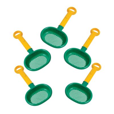 GALPADA 5Pcs Sand Dredging Lightweight Plastic Shovels for Beach Play Summer Outdoor Fun for Easy to Pack for Travel