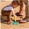 GALPADA 5Pcs Sand Dredging Lightweight Plastic Shovels for Beach Play Summer Outdoor Fun for Easy to Pack for Travel view 4
