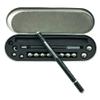 Color Fidget Pen Toy, Sensory Tool EDC Fidgeting Game for Adults, Cool Gadget Best for Stress and Anxiety Relief and Kill Time (Metal Box Set, Black) view 1