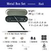 Color Fidget Pen Toy, Sensory Tool EDC Fidgeting Game for Adults, Cool Gadget Best for Stress and Anxiety Relief and Kill Time (Metal Box Set, Black) view 2