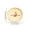 Bffcnl Wooden Cookie Play Food Set Baking Hand Eye Coordination Accessories for Pretend view 3