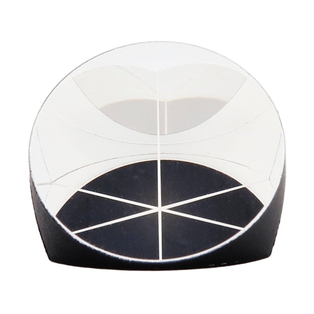 DIRBAK Corner Cube Prism Optical Glass Coated Polished 25.4mm Trihedral Retroreflector for Precision Measurement and Applications in Scientific Research and Industrial Use