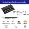 Color Fidget Pen Toy, Sensory Tool EDC Fidgeting Game for Adults, Cool Gadget Best for Stress and Anxiety Relief and Kill Time (Standard Paper Box Set, Golden) view 2