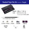Color Fidget Pen Toy, Sensory Tool EDC Fidgeting Game for Adults, Cool Gadget Best for Stress and Anxiety Relief and Kill Time (Standard Paper Box Set, Purple) view 2