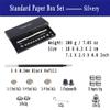 Color Fidget Pen Toy, Sensory Tool EDC Fidgeting Game for Adults, Cool Gadget Best for Stress and Anxiety Relief and Kill Time (Standard Paper Box Set, Black + Silvery) view 2