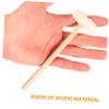 JUMPLAWN 12Pcs Mini Mallet for Solid Wood Hammer for Boys and Safe and Wood Beat to Enhance Hand Eye Coordination and Dexterity view 4