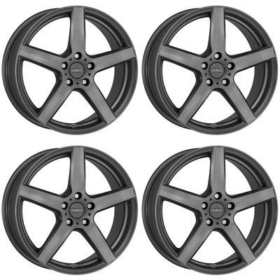 4x Dezent alloy rims TY graphite 7.5Jx17 ET40 5x114.3 compatible with Lexus ES GS IS RC UX