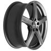 4x Dezent alloy rims TY graphite 7.5Jx17 ET40 5x114.3 compatible with Lexus ES GS IS RC UX view 3