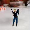 1/64 Fishing Figure Miniature Resin Model, Tiny People Decoration view 2