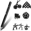 Color Fidget Pen Toy, Sensory Tool EDC Fidgeting Game for Adults, Cool Gadget Best for Stress and Anxiety Relief and Kill Time (Top-of-The-Line Large Paper Box Set, Purple) view 3