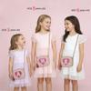 KKXIU Gifts For 3 4 5 6 7 8 Year Old Girls Dress Up Jewelry Kids Toys Toddler Purse Heart Little Girl Bag (G, Pink) view 4