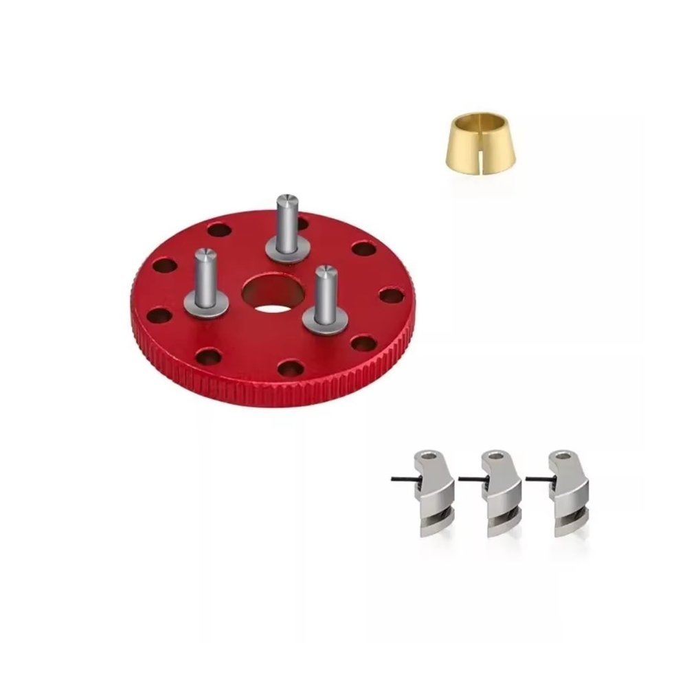 for Traxxas for Nitro for Slash for Rustler T-Maxx Metal Flywheel Clutch Bell Set #4142#4146#3281 RC Car Upgrade Parts Accessories Replacement RC Car DIY Parts(Red)