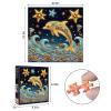 1000pcs Jigsaw Puzzle for Adults - Golden Dolphin Design, Large Fantastic Paper Puzzle for Dolphin Lovers, Interactive Family Game, DIY Brain Challenge, Scratch-Resistant, Ideal view 2
