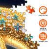 1000pcs Jigsaw Puzzle for Adults - Golden Dolphin Design, Large Fantastic Paper Puzzle for Dolphin Lovers, Interactive Family Game, DIY Brain Challenge, Scratch-Resistant, Ideal view 4