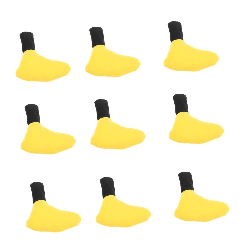 DOITOOL 10-Piece Plush Accessories for Stuffed Animals Clothing Decor Soft Duck Body Parts for DIY Crafts and Doll Outfits