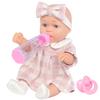 12 Baby Doll Classic Checkered Dress & 6-Piece Accessories Gift Box Packaged  Soft Realistic Lifelike Baby Dolls for Toddlers & Little Girls view 1
