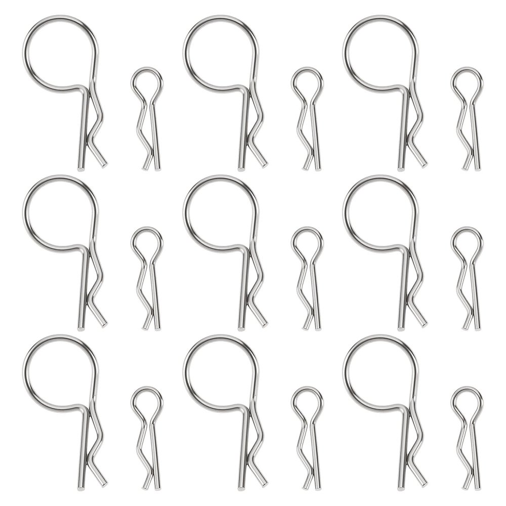 Briny River 30pcs RC Car Body Split Pin Body Clips 50197 Compatible with Ta-miyas Shell