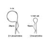 Briny River 30pcs RC Car Body Split Pin Body Clips 50197 Compatible with Ta-miyas Shell view 3