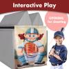 SeeMees Play Panel for Modular Play Couch Childrens Play Panel for Toddler (Sofa not Included) (Baseball) view 2