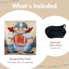 SeeMees Play Panel for Modular Play Couch Childrens Play Panel for Toddler (Sofa not Included) (Baseball) view 4