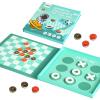 2-in-1 Magnetic Checkers & Tic-Tac-Toe Board Game | Travel Activities for Kids | Foldable Plane and Car Games | Family Fun Travel Essentials for Boy and Girl Over 3 Years view 1