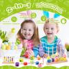 Appoft Montessori Wooden Beads Mastery Kit: Fine Motor Skills Builder for Toddlers 2-5 Stacking Blocks Lacing Beads Travel Learning Toys STEM Gifts for 2 3 4 5 Year Old Boys Girls Toys for Ages 2-4 view 3