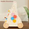 Pillowhale Wooden Baby Walker for Toddlers Learning to Walk, Push Walker Toy with Montessori Activity Center & Adjustable Brake, 12M+ (Spring Bird) view 4