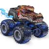 AUUGUU Remote Control Monster Trucks, 2.4GHz All Terrain RC Cars with Light Spray, Birthday Gift for Kids 3 4 5 6 7 8, Toddler Toys for Boys Girls 3+ Year Old view 1