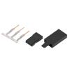 100Set 3 Pin RC Servo Connector Kit with Hook, Strong ABS and Brass Material, Performance for Model Airplane view 3