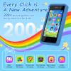 3.97" Touchscreen Kids Toys Smart Phone, Kids Phone with Games & Dual Camera, Toddler Toys Phone, Boys and Girls Learning Toy Phone for 3-9 Years Old (Blue) view 2