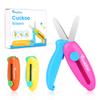 Retractable Safety Scissors for Kids, 3Pcs Scissors for Toddler Ages 3 4 5 6 7, Cute Small Art Crafts Cutting Tools view 1