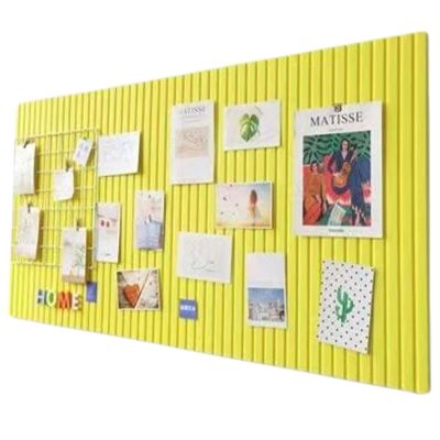 XIUCAI Kids Self Adhesive Felt Activity Board, Student Interactive Learning Tools, Wall Decor for Classroom School Nursery Playroom DIY Art Display, with Safety Pins,Light Yellow,30 * 40cm