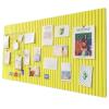 XIUCAI Kids Self Adhesive Felt Activity Board, Student Interactive Learning Tools, Wall Decor for Classroom School Nursery Playroom DIY Art Display, with Safety Pins,Light Yellow,30 * 40cm view 1
