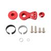 Briny River 25T Aluminium Alloy Servo Saver Horn Arm for 1/10 1/8 1/12 RC Cars (Red) view 1