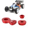 Briny River 25T Aluminium Alloy Servo Saver Horn Arm for 1/10 1/8 1/12 RC Cars (Red) view 4