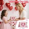 KKXIU Gifts For 3 4 5 6 7 8 Year Old Girls Dress Up Jewelry Kids Toys Toddler Purse Heart Little Girl Bag (N, Pink) view 2