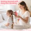 Dreamon 51 Pcs Hair Styling Tools - Hair Gem Stamper Kit and Automatic Hair Braider - Bling Hair Jewels for Girl with Reusable Shining Diamonds and Hair Chalk - Hair Salon Toys Christmas Birthday Gift view 3