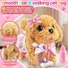 Jovow 14PCS Dog Toys for Kids Girls,Electronic Pretend Puppy Stroller Playset for Toddler,Walking Barking Dog Toy & Feeding Accessories,Birthday Gift for Girls Boys Age 3 4 5 6 7 8 Year Old. view 2