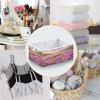 Emelivor Field Mountains Purple Cube Storage Bin Fabric Storage Cubes Large Storage Baskets for Shelves Collapsible Cube Organizer Bins for Shelves Nursery Closet Bedroom Living Room,11 x 11inch view 4