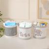 3-Piece Woven Baby Toy Blanket Storage Baskets Laundry Hampers, Elephant Design Foldable Nursery Organizer for Toys Clothes Stuffed Animals, Roomy Sturdy Hamper for Baby Gift Nursery Decor Basket view 4