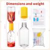 2 Sets Tornado Makers, Plastic Cyclone Tube Vortex Connector, Tornadoes in a Bottle, Mini Hurricane Water Vortex Makers for Scientific Experiments Test Nature Gift view 2