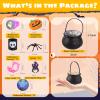 AuroTops Halloween Party Favors,72 Pack Prefilled Small Plastic Witch Cauldron Toys in Bulk Halloween Prizes Miniatures for Kids Trick or Treat Toys for Kids Gifts Halloween Goodie Bags Stuffers view 2