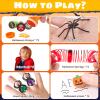 AuroTops Halloween Party Favors,72 Pack Prefilled Small Plastic Witch Cauldron Toys in Bulk Halloween Prizes Miniatures for Kids Trick or Treat Toys for Kids Gifts Halloween Goodie Bags Stuffers view 3