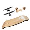 SOLDIER BAR Pro Fingerboard Complete (6-Layer 35mm Deep concave Handmade Maple Deck + Hex (36mm) Truck + Pro Soul Wheels) (Brown Litchi-Patterned) view 1