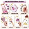 BUYGER Baby Musical Instruments with Xylophone, Wooden Percussion Instruments Sets with Storage Bag, Montessori Educational Gifts for 1 2 3 Years Old Boys Girls Kids Toddlers view 4