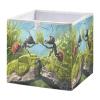 Kigai Fighting Ants Cube Storage Basket 11x11 inch Collapsible Fabric Storage Box Closet Organizer Decorative Cube Storage Bin for Nursery Bedroom Office Home view 1